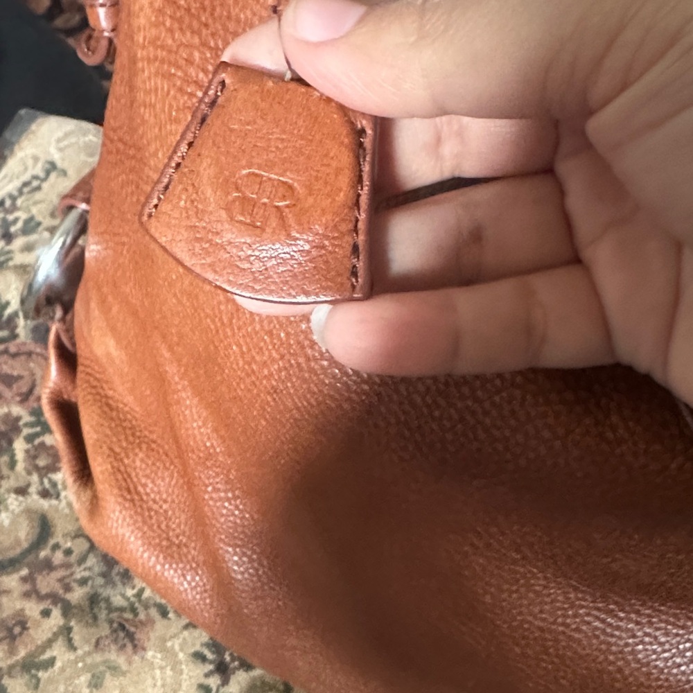 Banana Republic Leather hobo slouchy Shoulder Bag in Brown - Picture 5 of 14